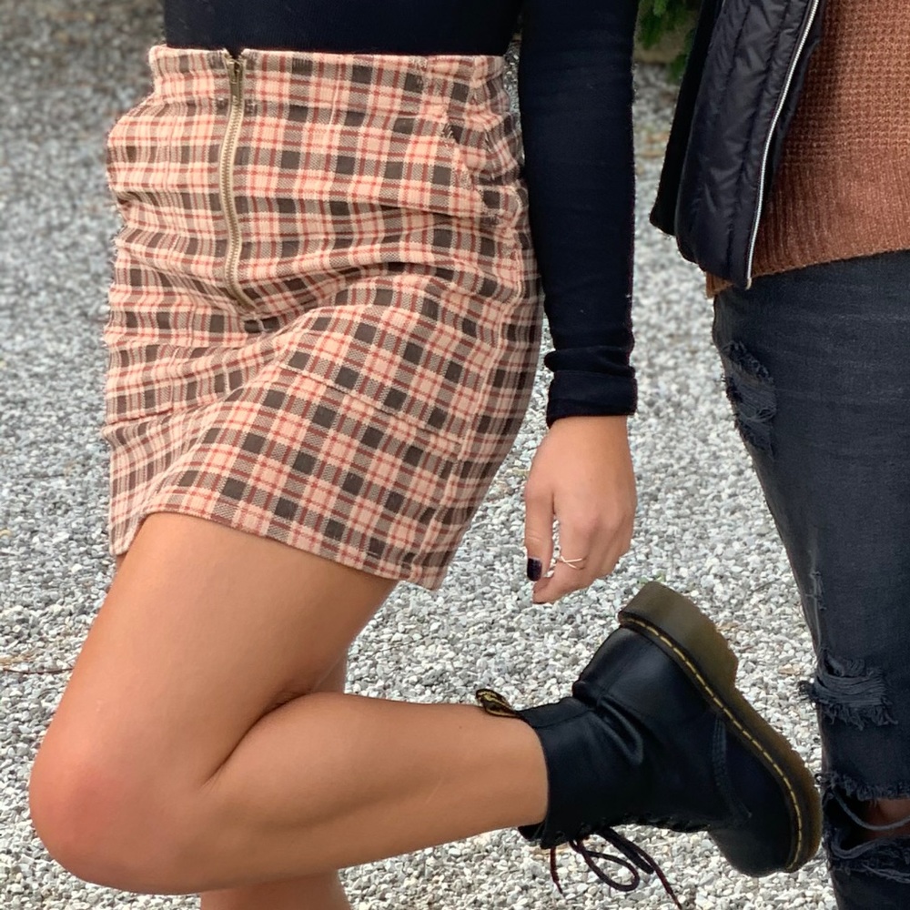 Plaid skirt